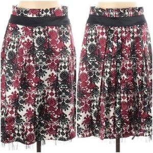 🤍Worthington print skirt with tulle *Size 8